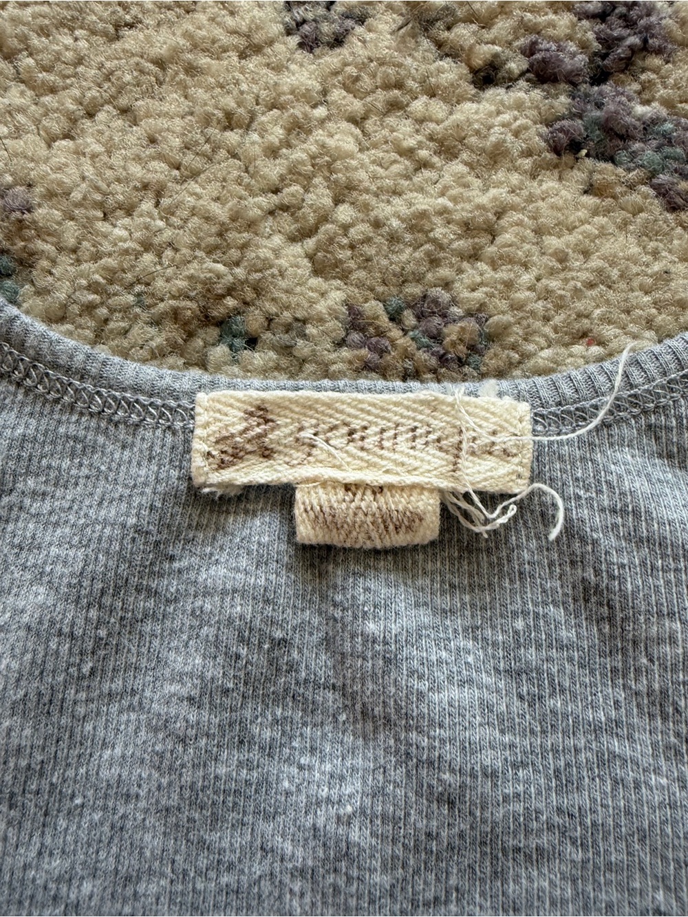 3/$25!!! Y2K Grey Rhinestone Argyle Ribbed Racerback Tank - Picture 6 of 6